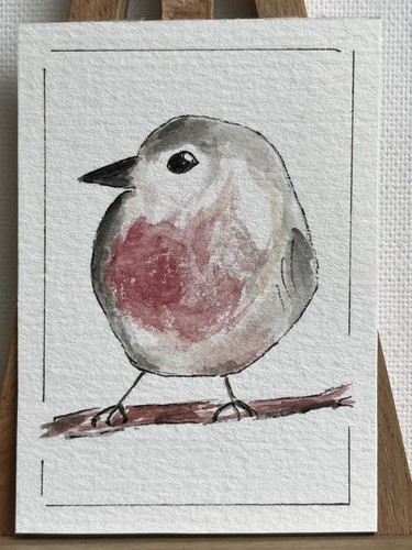 Aceo watercolour painting - aceo,