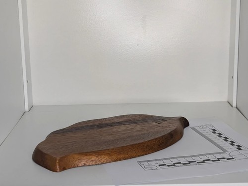 Hand carved wooden leaf - hand-carved,