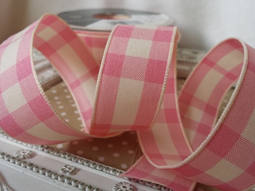 25mm rustic tartan ribbon - 25mm,
