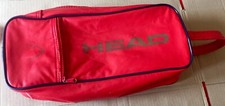 Red HEAD Leather Boot Bag (Vintage 1980’s Retro) Football Rugby Soccer Athletics