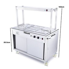 Mobile Wet Bain Marie Top &