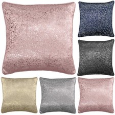 Halo Designer Metallic Shimmer Sparkle Bling XL Large Jumbo Cushions Covers