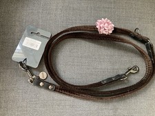Brown Velvet Double Ended Lead