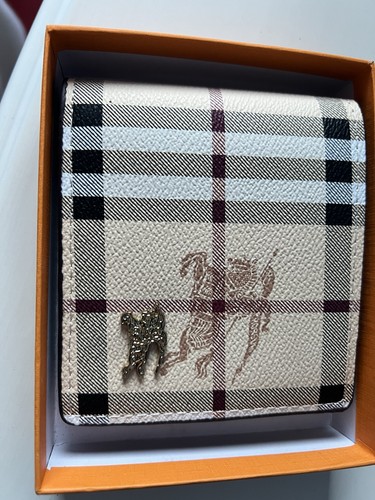 Burberry check bifold - check, wallet