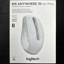 Logitech MX Anywhere 3s For Mac Compact Wireless Performance Mouse Pale Grey New