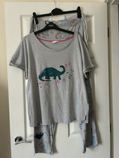 M&S Ladies Dinosaur Pyjamas