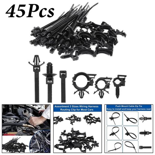 45pcs set universal cable zip - universal,
