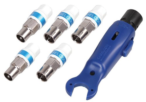 Self install coax type - type, f