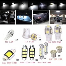 14X Canbus White Car T10 LED