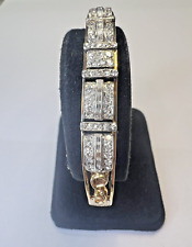 Art Deco Diamond Bangle Stunning Stylish Beautiful Opulent HEIRLOOM 2.50 carats