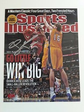 Derrick Rose Autographed 8x10 Action Photo  With the D. Rose Official Hologram