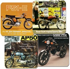 Sports Moped Coasters Set Of