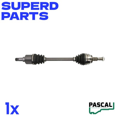 Drive shaft front 656mm - drive, l