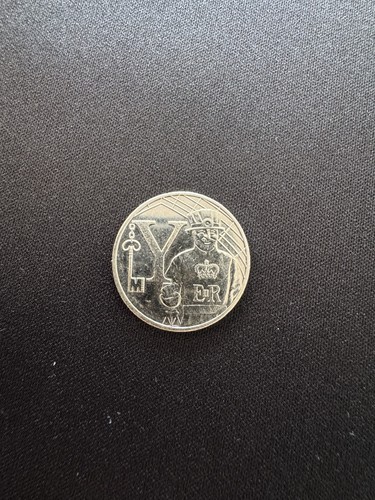 10p ten pence coin - letter, y