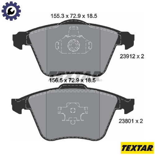 Brake pad set - pad, disc