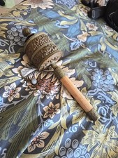 Antique Tibetan Prayer Wheel 30cm Long