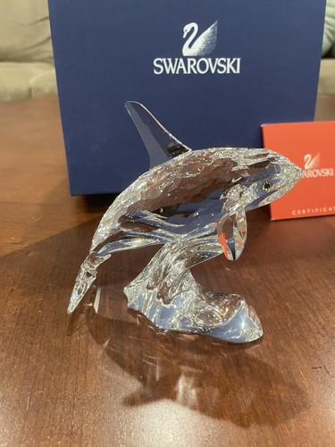 Bnib swarovski crystal orca - swarovski,