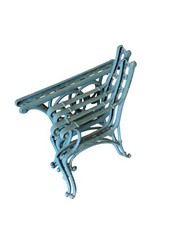 Ornate cast iron table - , legs
