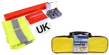 European Breakdown Emergency Set Travel Safety Vis Bulb Triangle First Aid