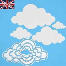 4 Piece Clouds Metal Cutting