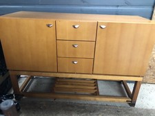 Vintage Pierre Vandel sideboard Paris Glass Shelves 2 Parts 80s Certificate Vgc