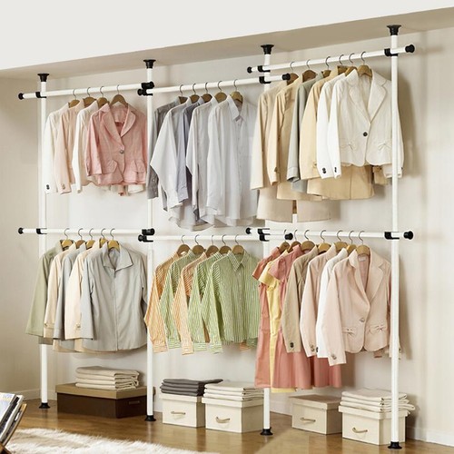 Telescopic triple wardrobe - telescopic,