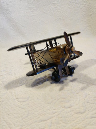 Wwi handcafted wooden biplane - wwi,