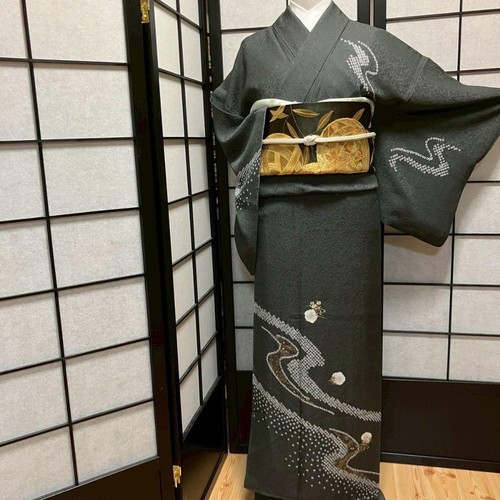 5462 vintage japanese kimono - vintage,