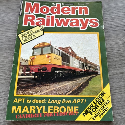Modern railways january - modern, 1983