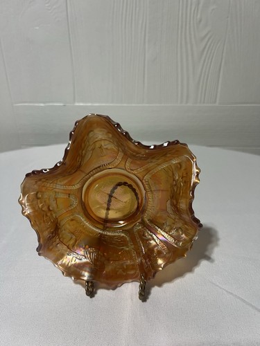 Fenton carnival glass bowl - carnival,