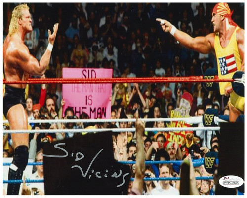 Sid vicious signed wwe - wwe, 8x10