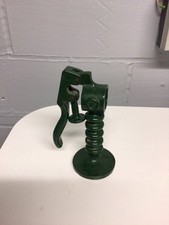 Vintage Forest Green Cast Iron Garlic Press - Designed By Robert Welch