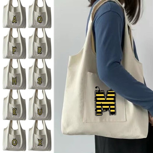 Bee alphabet art shoulder - alphabet,