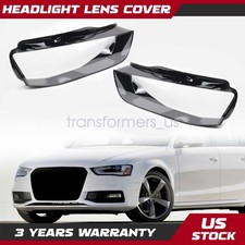 Pair Headlight Lamp Covers