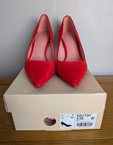 Next signature red suede - red,