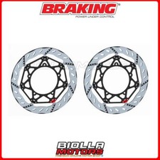 FRONT BRAKE DISC KIT BRAKING YAMAHA FZ1 1000 2012 - [FLOATING WAVE] EPR07