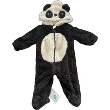 Panda Furry One piece Baby