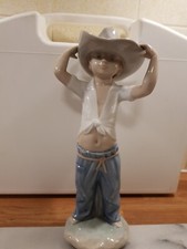 Lladro Nao Cowboy Figurine