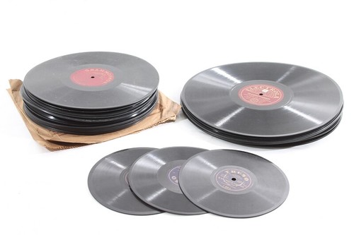 Lot old shellac records - lot,