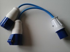 16 AMP 240V PLUG TO 2 X 16AMP