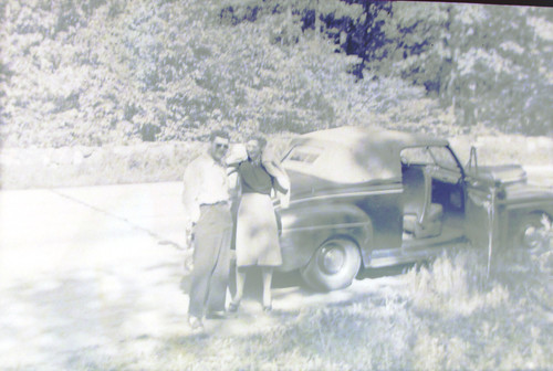 Vintage 1940s negative photo - vintage,