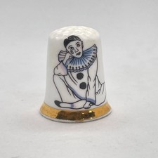 Vintage Pierrot Clown Thimble