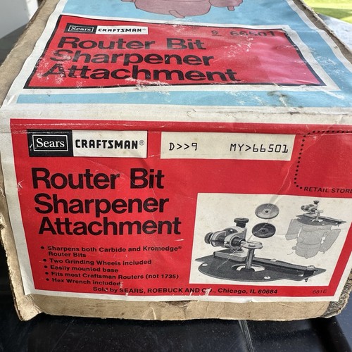 Craftsman router bit sharpener - craftsman,