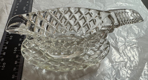 Vintage cut glass - cut, sauce
