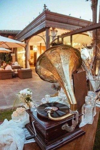Collectible antique gramophone - antique,
