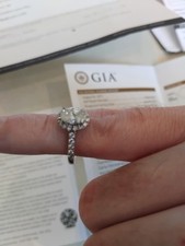 Real Natural Diamond Ring GiA CERTIFIED Beautiful Diamond With GIA Certificate