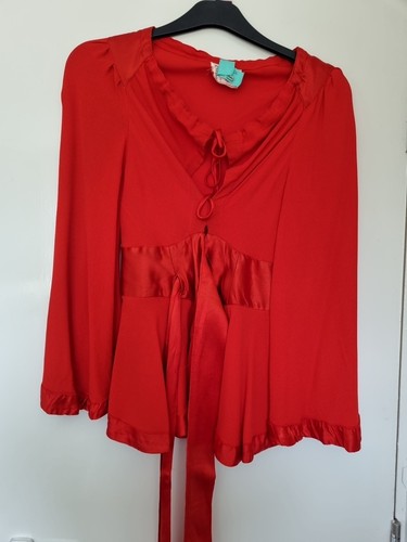 Ossie clark vintage red moss - ossie,