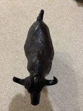 Wooden Buffalo African Animal Ornament