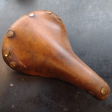 Brooks Professional S leather bike saddle Brown Copper Rivets Short Nose