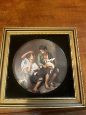 Vintage Harleigh China Staffordshire Ceramics Murillo Series Boy eating grapes